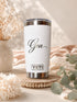 Custom Engraved YETI Rambler 20oz Tumbler | Personalized Name Logo Travel Mug