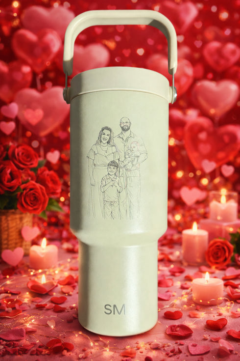 Personalized Insulated Tumbler with Custom Engraving – Stainless Steel Travel Cup