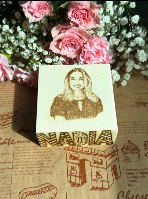 Custom Woodburned Keepsake Box – 3.5” x 3.5” x 2” Tiny in size, infinite in meaning.