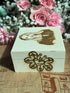 Custom Woodburned Keepsake Box – 3.5” x 3.5” x 2” Tiny in size, infinite in meaning.