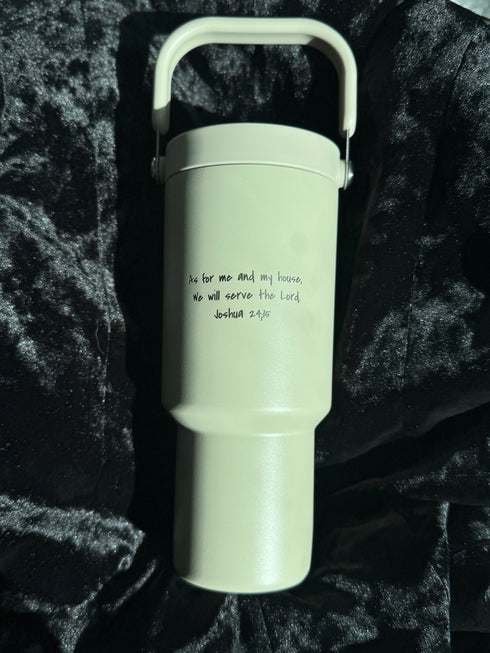 Personalized Insulated Tumbler with Custom Engraving – Stainless Steel Travel Cup