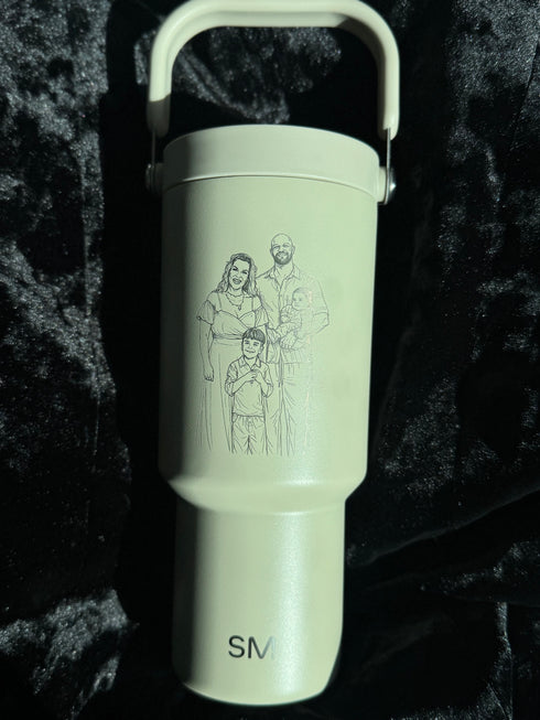 Personalized Insulated Tumbler with Custom Engraving – Stainless Steel Travel Cup