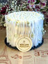 Lemon Blueberry Layer Cake with Italian Meringue Frosting
