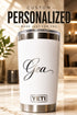 Custom Engraved YETI Rambler 20oz Tumbler | Personalized Name Logo Travel Mug