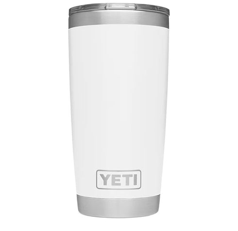 Custom Engraved YETI Rambler 20oz Tumbler | Personalized Name Logo Travel Mug