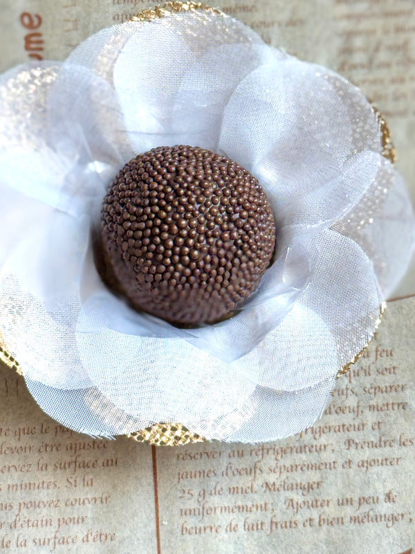 Brigadeiro tradicional de chocolate brasileiro da Margaret