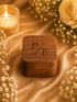 Personalized Wooden Ring Holder | Custom Engraved Keepsake Box | Wedding Ceremony Gift