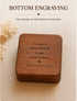Personalized Wooden Ring Holder | Custom Engraved Keepsake Box | Wedding Ceremony Gift