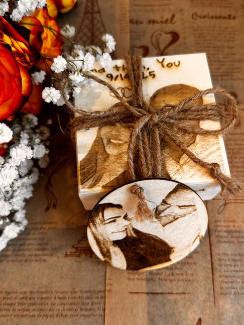 Custom Woodburned Keepsake Box – 3.5” x 3.5” x 2” Tiny in size, infinite in meaning.